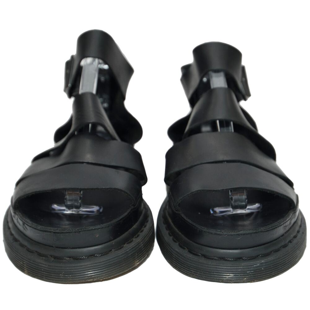 Dr. Marten Black Leather Clarissa Sandals Size 10 - Picture 3 of 12